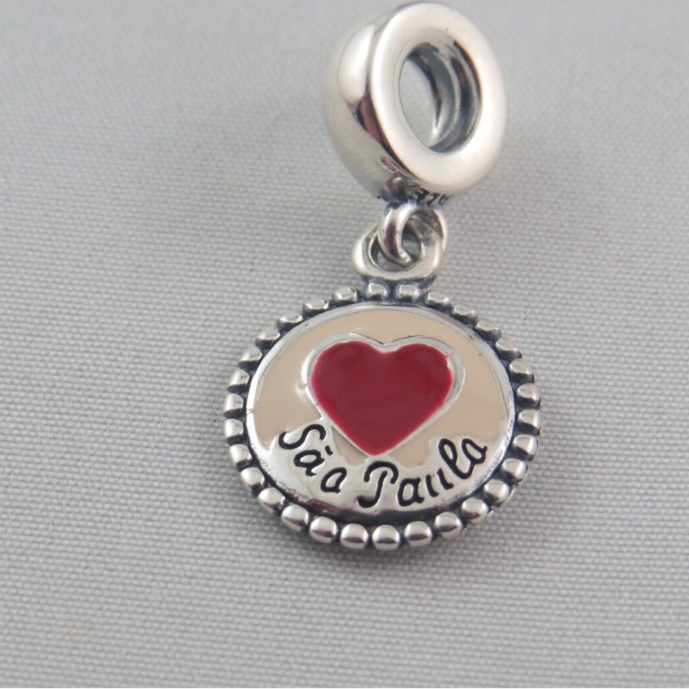 Pandora Sao Paulo Charm Brazil Charm Travel Charm Travel Themed Charm (T11)